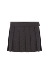 PLEATED MINI SKIRT