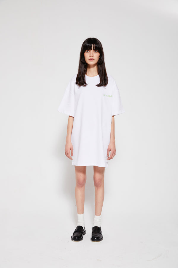 T-SHIRT DRESS WHITE